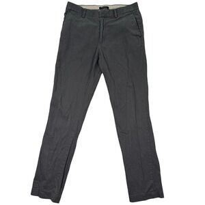 Banana Republic Mens 33x33 Aiden Chino Pants Adult Gray Slim Fit Cotton Casual